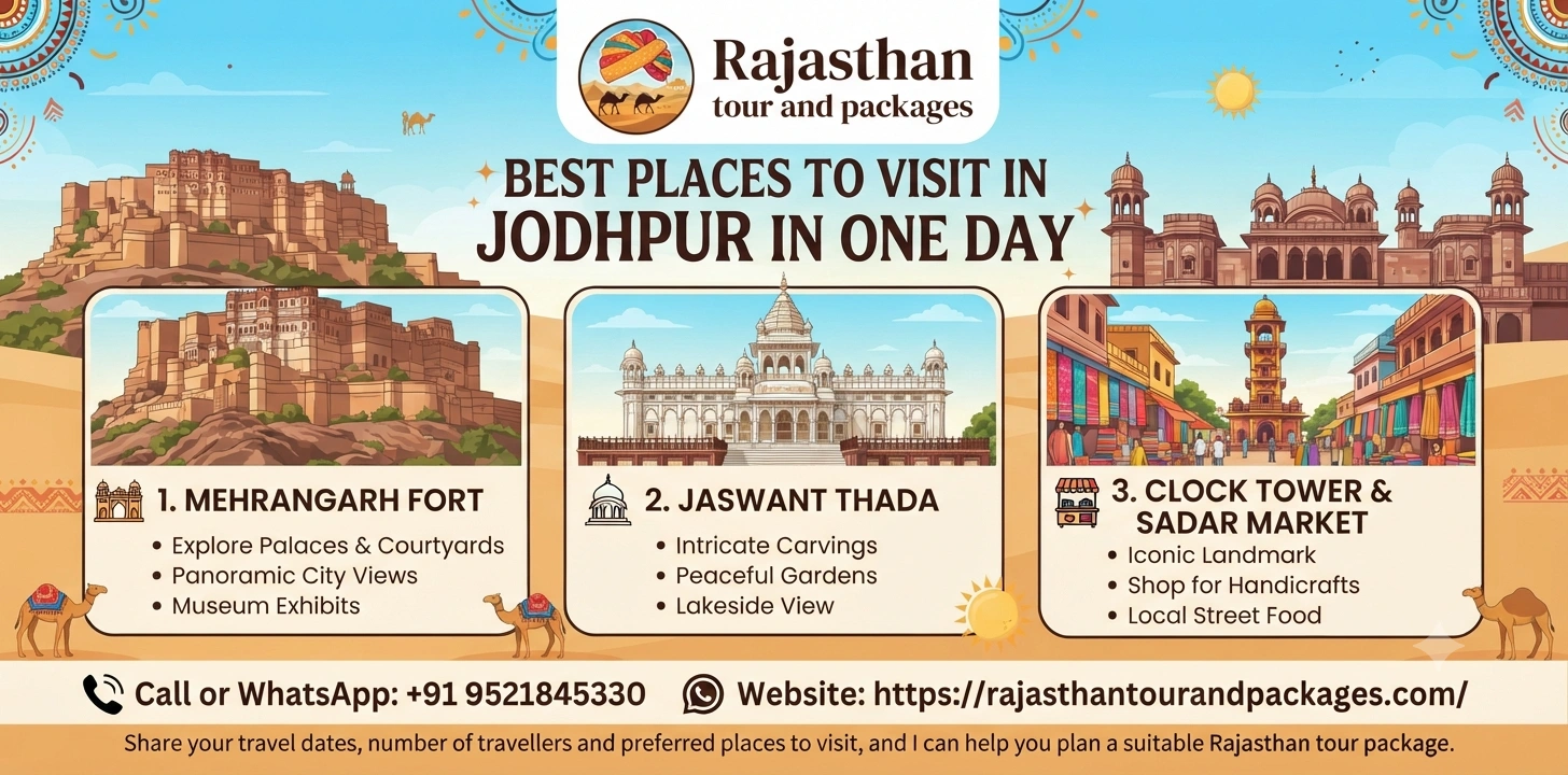 Best Places to Visit in Jodhpur in One Day