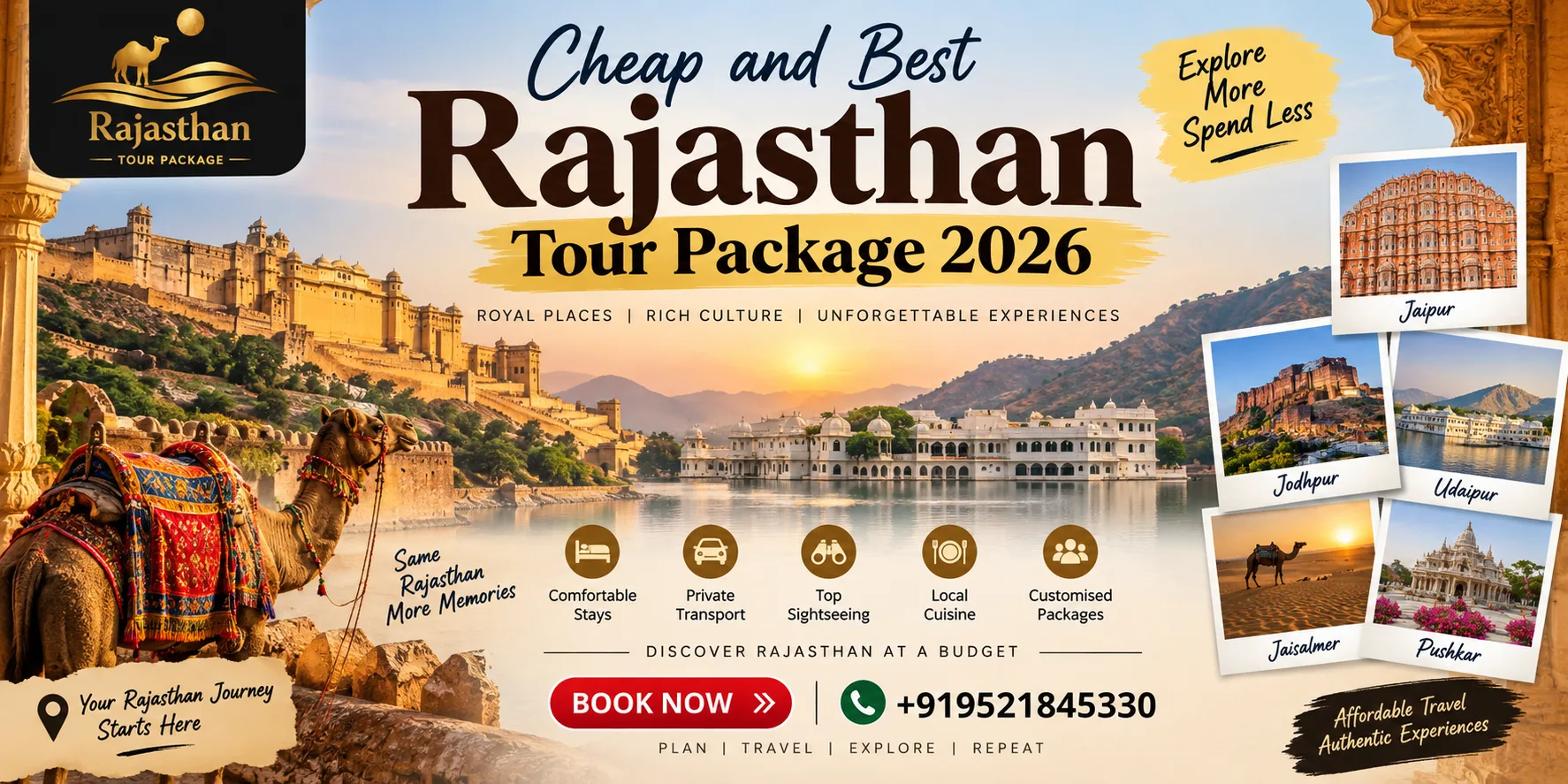 Cheap and best Rajasthan tour package 2026