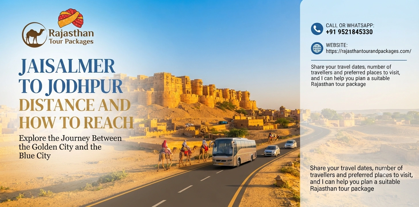 Jaisalmer to Jodhpur Distance and How to Reach