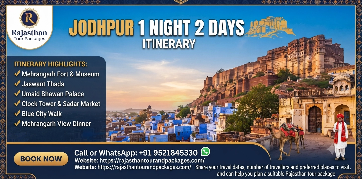 Jodhpur 1 Night 2 Days Itinerary