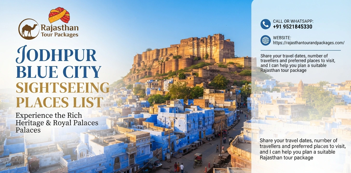 Jodhpur Blue City Sightseeing Places List